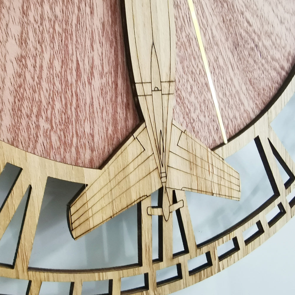 Boeing KC-135 Stratotanker Designed Wooden Wall Clocks