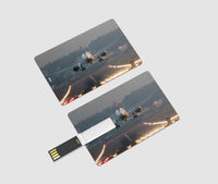 Thumbnail for Magnificent Airplane Landing Printed Designed USB Cards