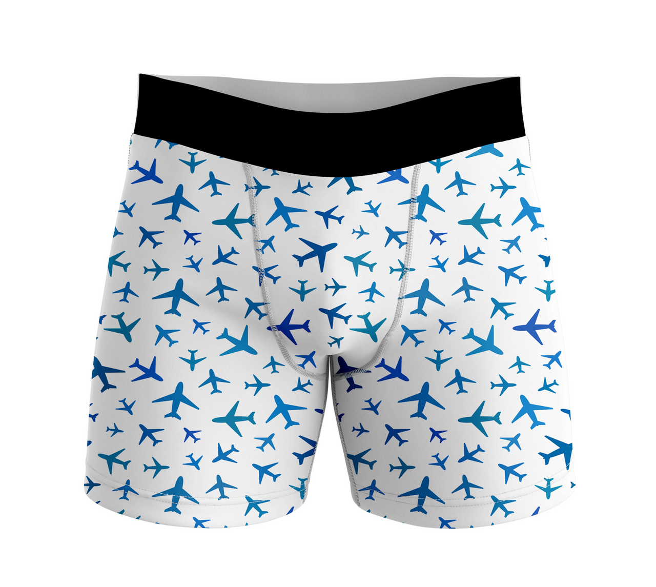 Many Airplanes Designed Men Boxers
