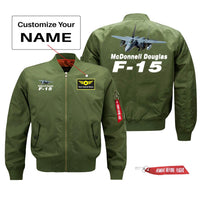 Thumbnail for McDonnell Douglas F15 Designed Pilot Jackets (Customizable)