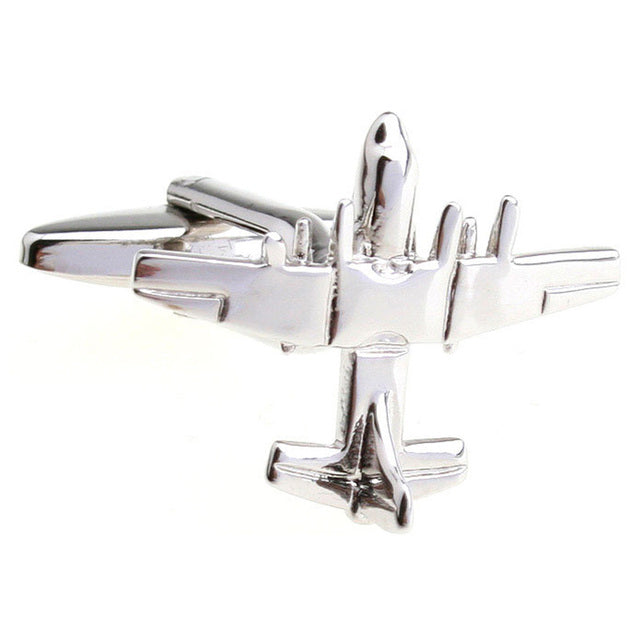 Fighter Shaped (4) Cuff Links