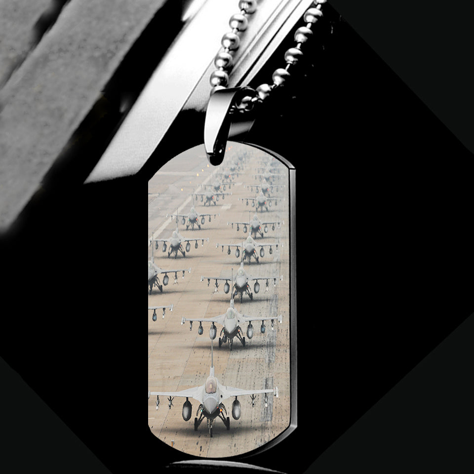 Military Jets Designed Metal Necklaces