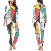 Thumbnail for Mixed Triangles Designed Pijamas