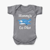 Thumbnail for Mommy's Co-Pilot (Jet Airplane) Designed Baby Bodysuits