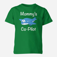 Thumbnail for Mommy's Co-Pilot (Jet Airplane) Designed Children T-Shirts