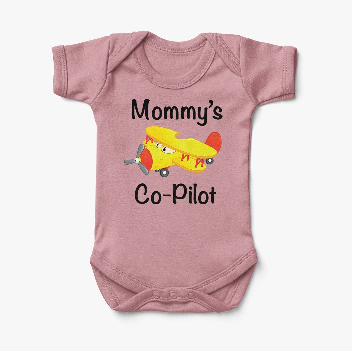 Mommy's Co-Pilot (Propeller2) Designed Baby Bodysuits