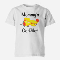 Thumbnail for Mommy's Co-Pilot (Propeller2) Designed Children T-Shirts