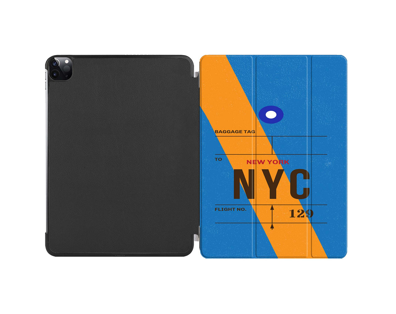 NYC - New York Luggage Tag Designed iPad Cases