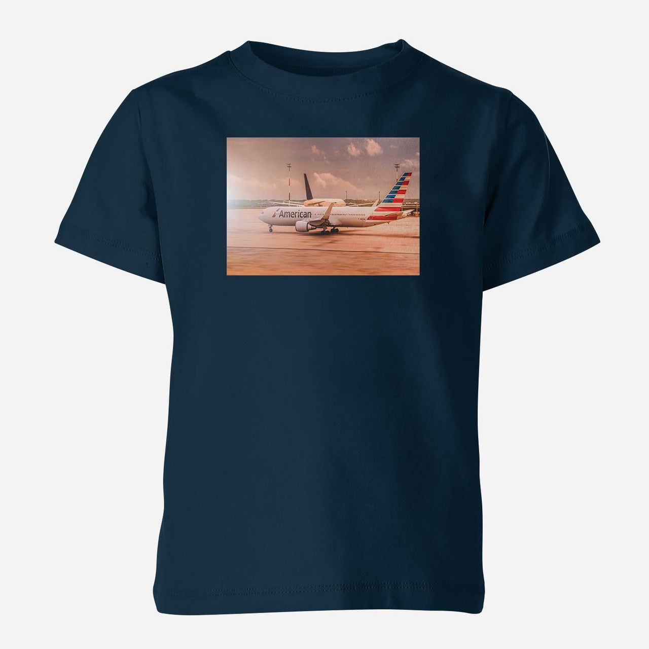 American Airlines Boeing 767 Designed Children T-Shirts