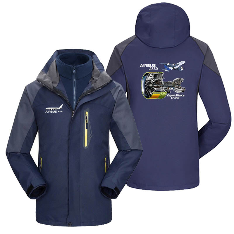 Airbus A380 & GP7000 Engine Designed Thick Skiing Jackets