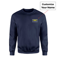 Thumbnail for Custom Name with Badge 1 Designed Sweatshirts