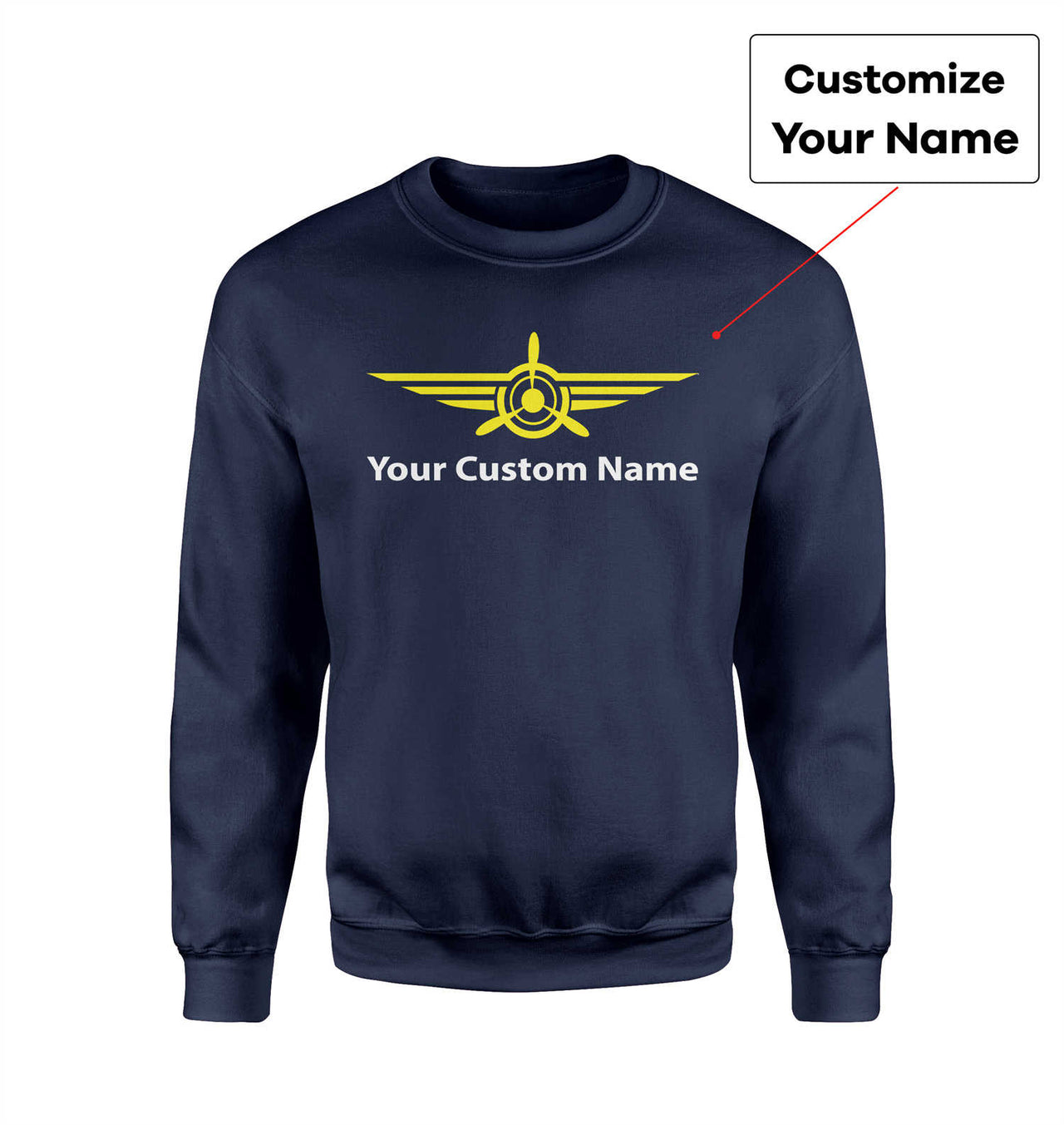 Custom Name & Big Badge (3) Designed 3D Sweatshirts