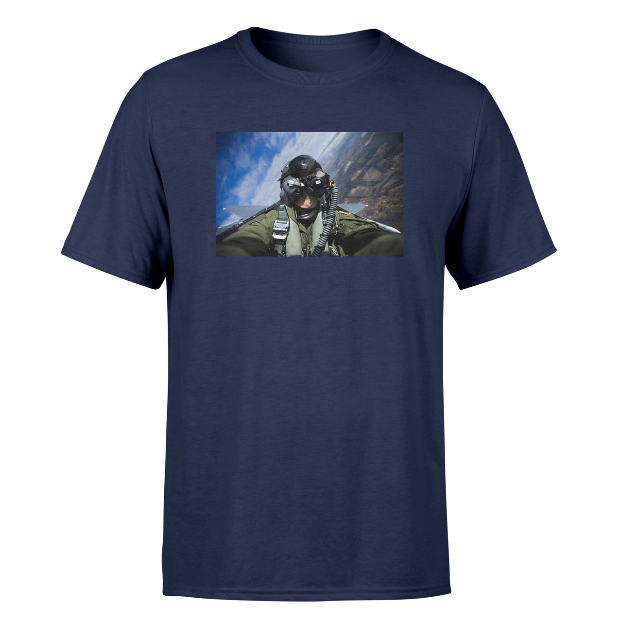 Amazing Military Pilot Selfie Designed T-Shirts