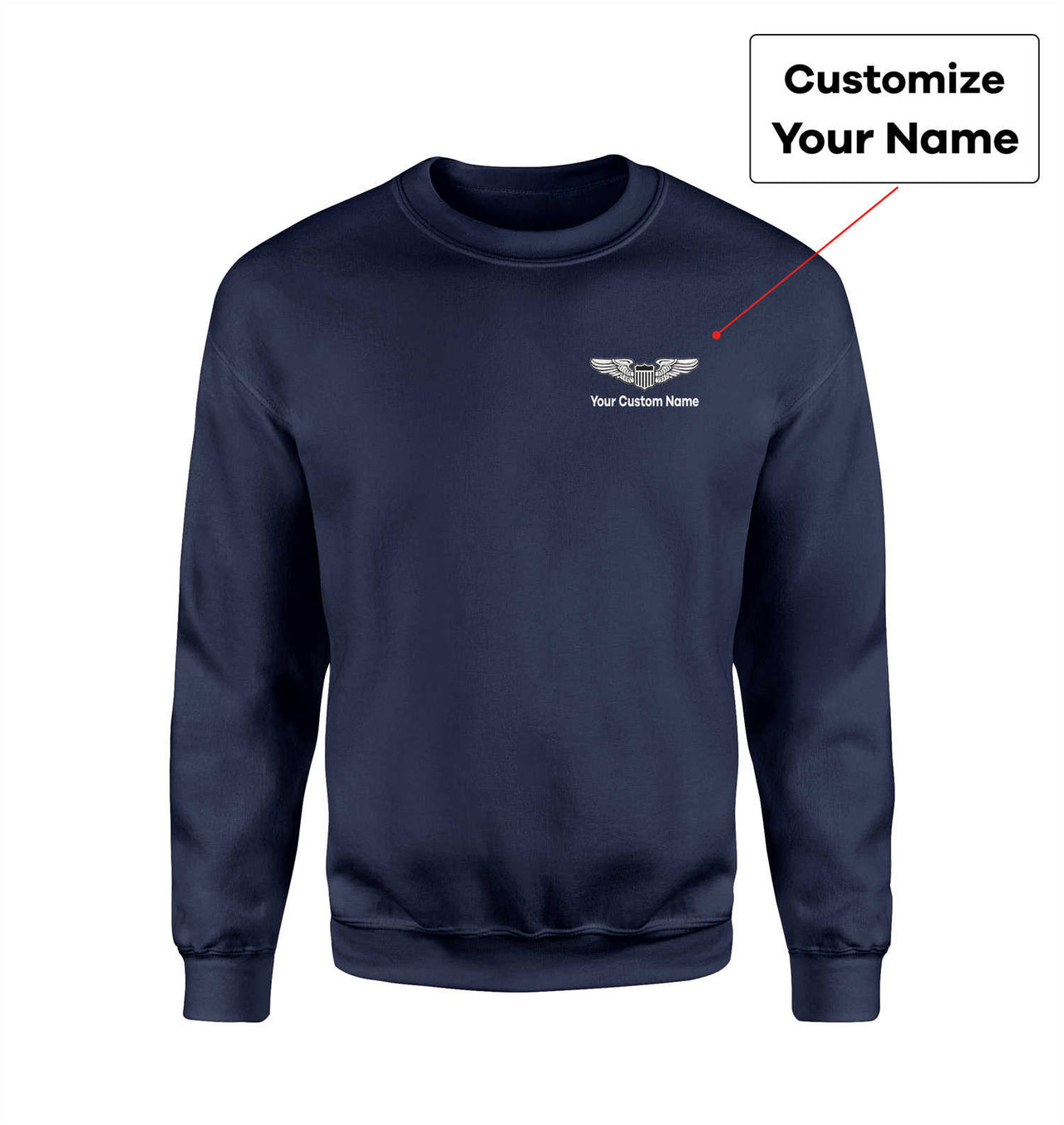 Custom Name (Military Badge) Designed 3D Sweatshirts