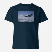 Thumbnail for Cruising Gulfstream Jet Designed Children T-Shirts