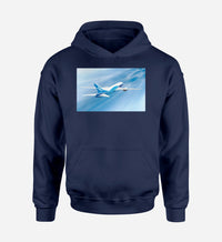 Thumbnail for Beautiful Painting of Boeing 787 Dreamliner Designed Hoodies