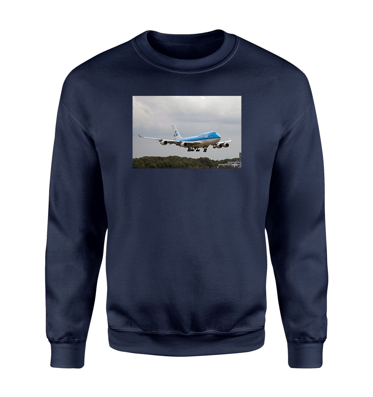 Landing KLM's Boeing 747 Designed Sweatshirts