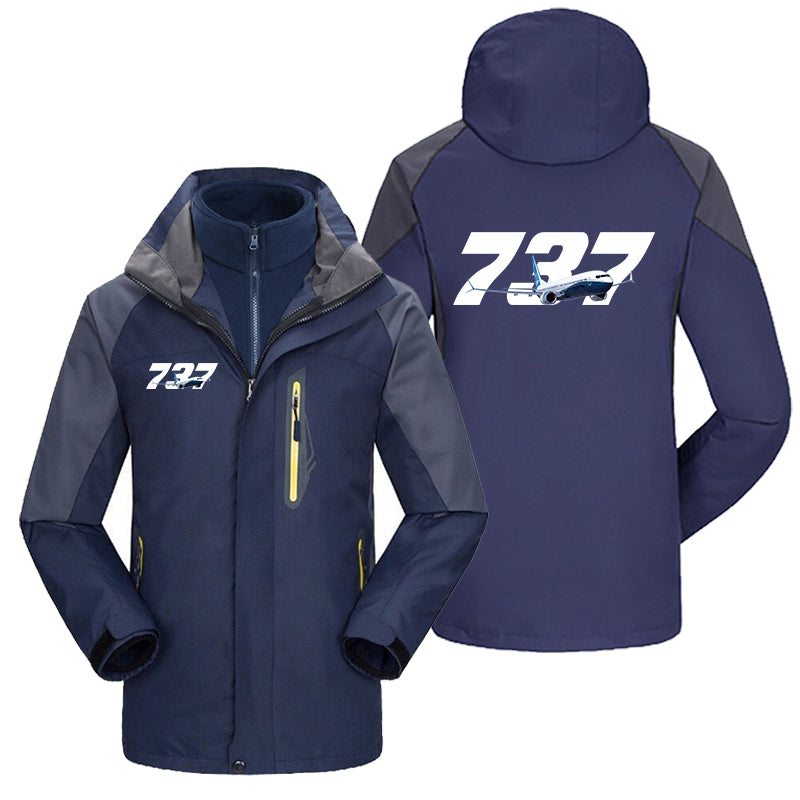 Super Boeing 737 Designed Thick Skiing Jackets