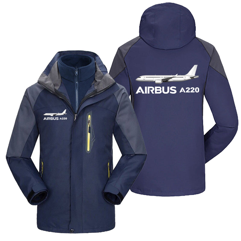 The Airbus A220 Designed Thick Skiing Jackets