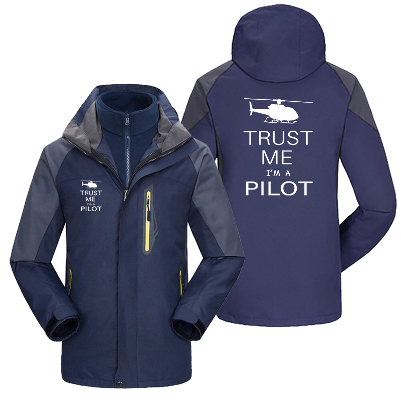 Trust Me I'm a Pilot (Helicopter) Designed Thick Skiing Jackets