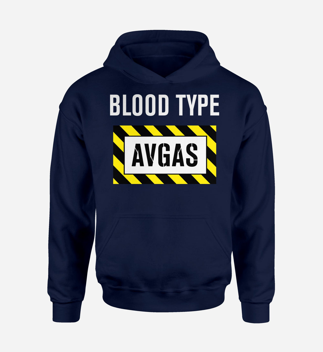 Blood Type AVGAS Designed Hoodies
