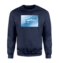 Thumbnail for Beautiful Painting of Boeing 787 Dreamliner Designed Sweatshirts