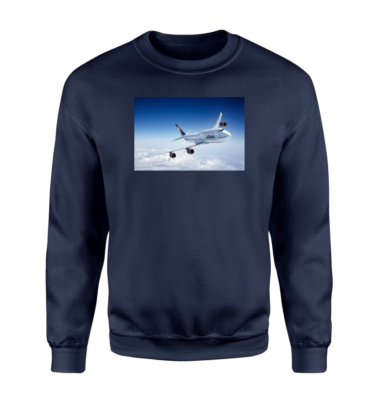 Cruising Lufthansa's Boeing 747 Designed Sweatshirts