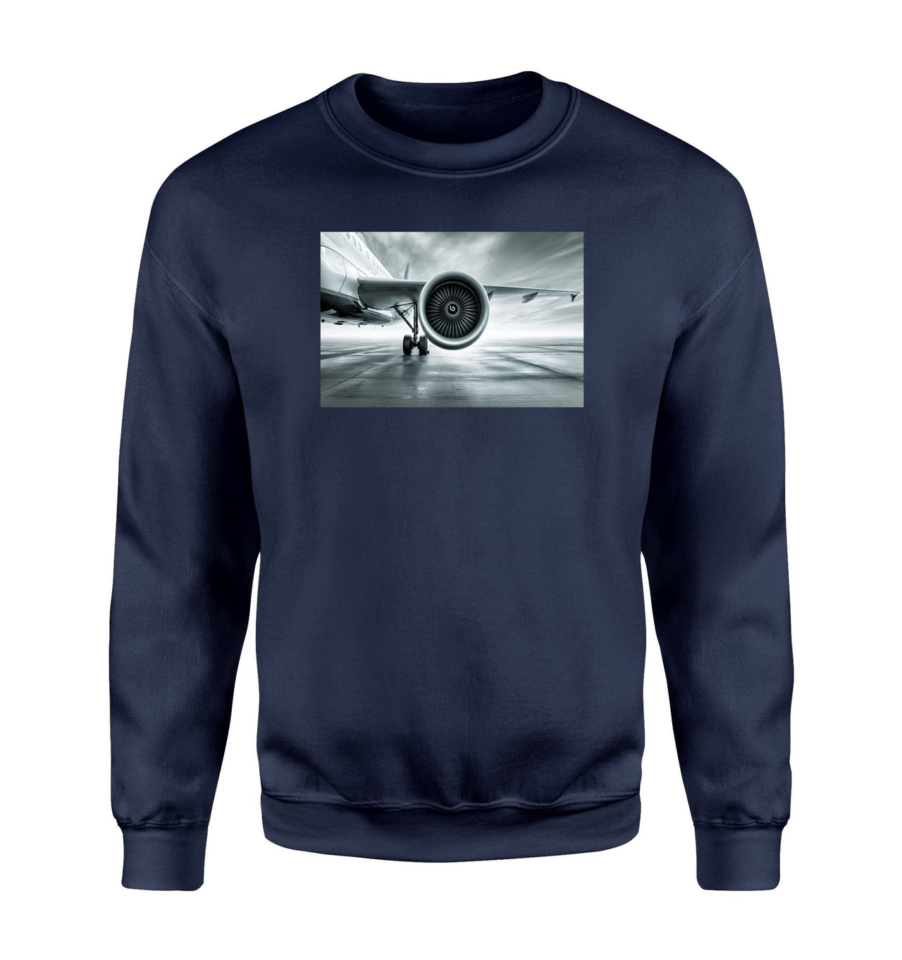 Super Cool Airliner Jet Engine Designed Sweatshirts