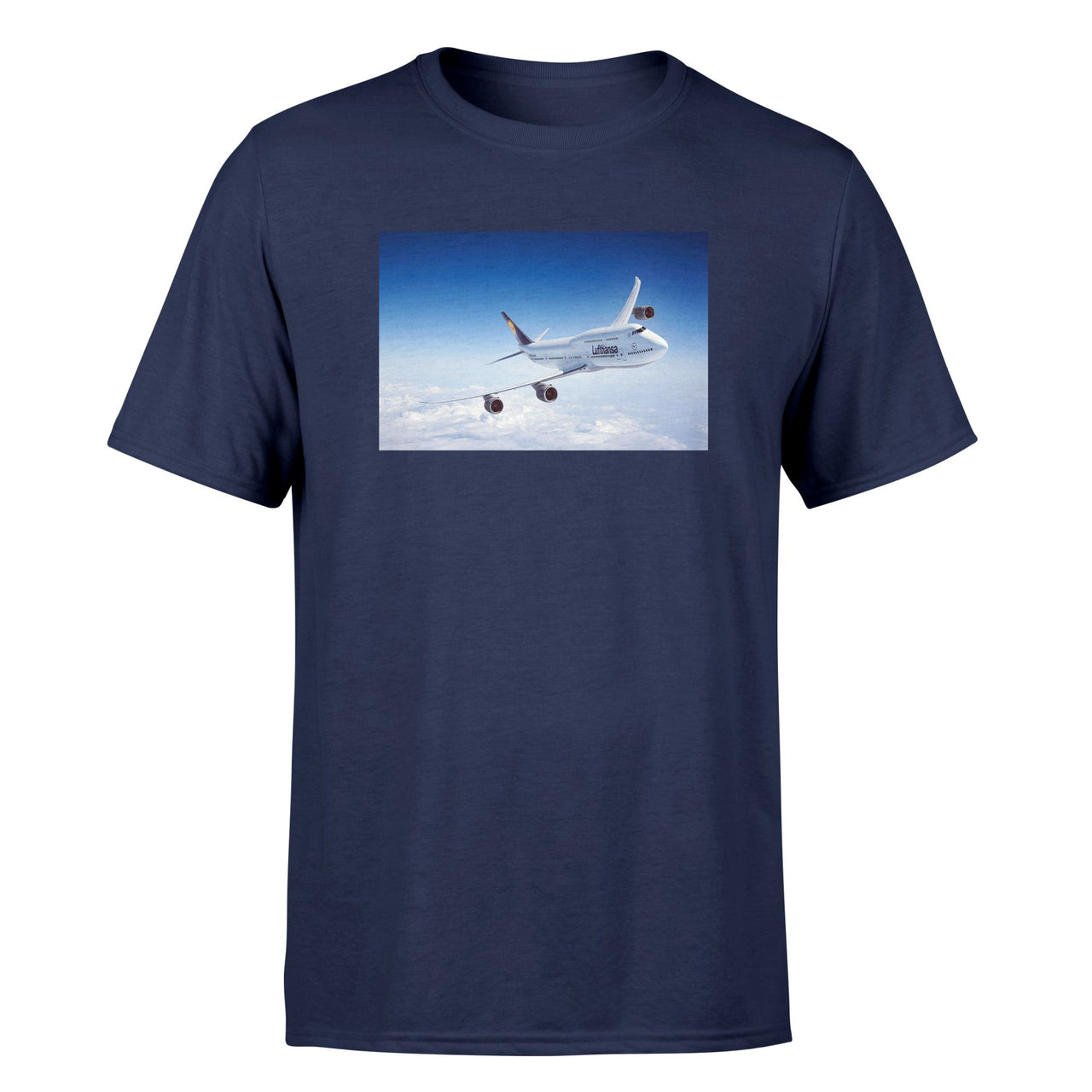 Cruising Lufthansa's Boeing 747 Designed T-Shirts