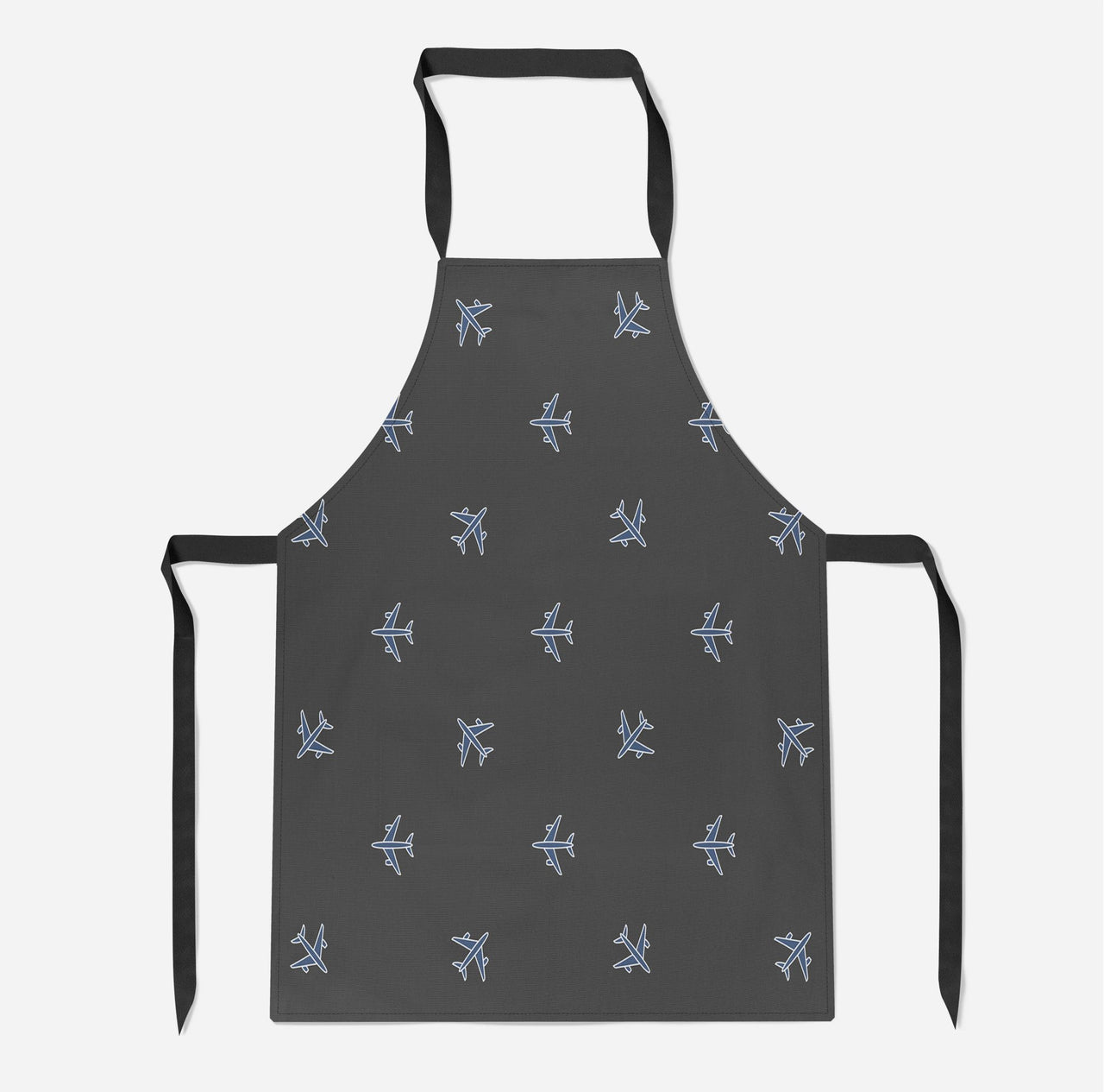 Nice Airplanes (Gray) Designed Kitchen Aprons