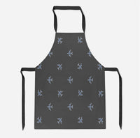 Thumbnail for Nice Airplanes (Gray) Designed Kitchen Aprons