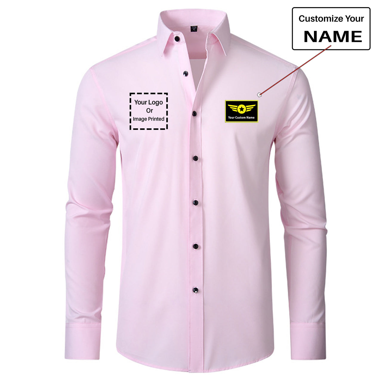 Custom Name & LOGO Designed Long Sleeve Shirts