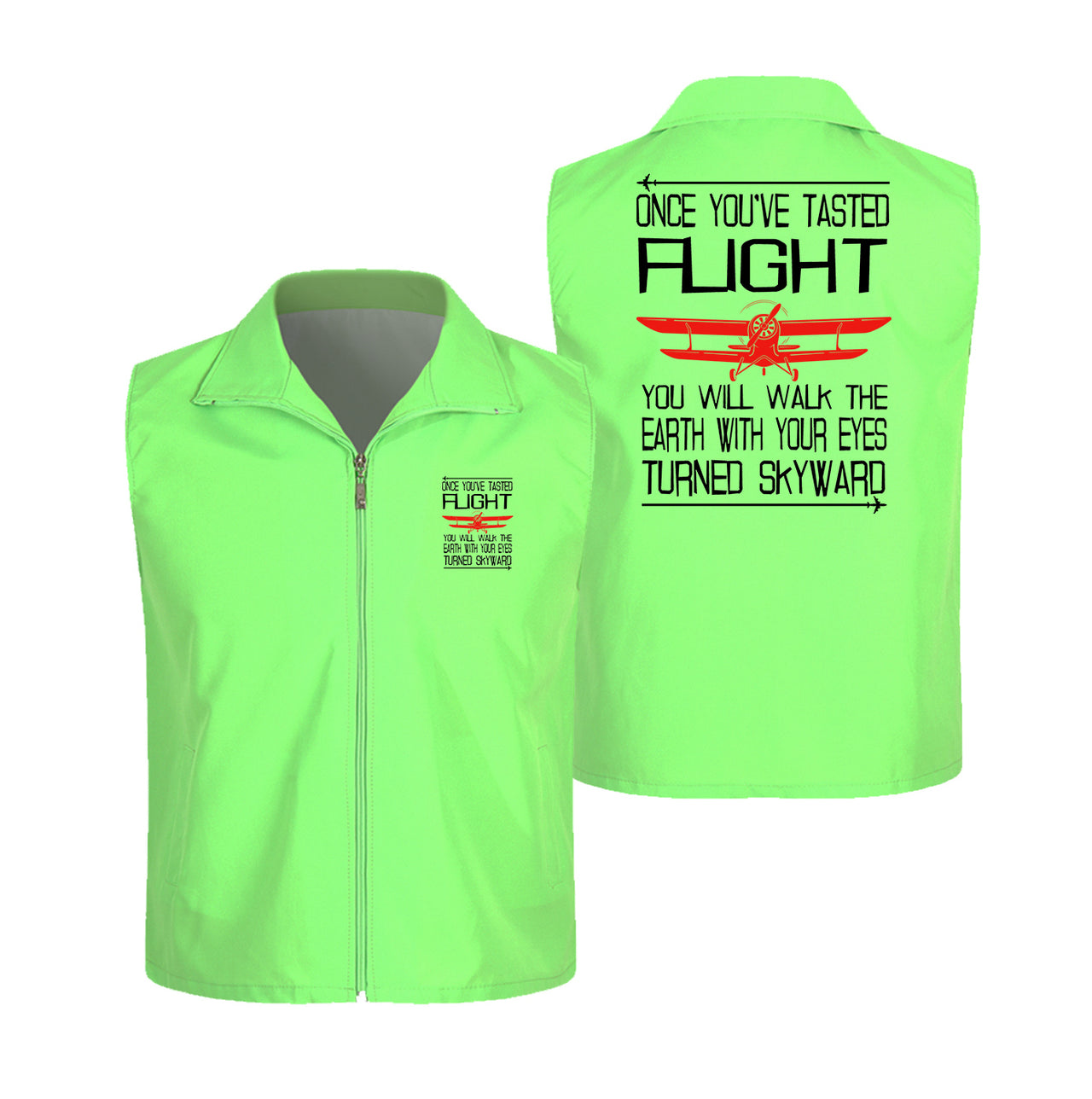 Once You've Tasted Flight Designed Thin Style Vests