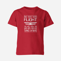 Thumbnail for Once You've Tasted Flight Designed Children T-Shirts