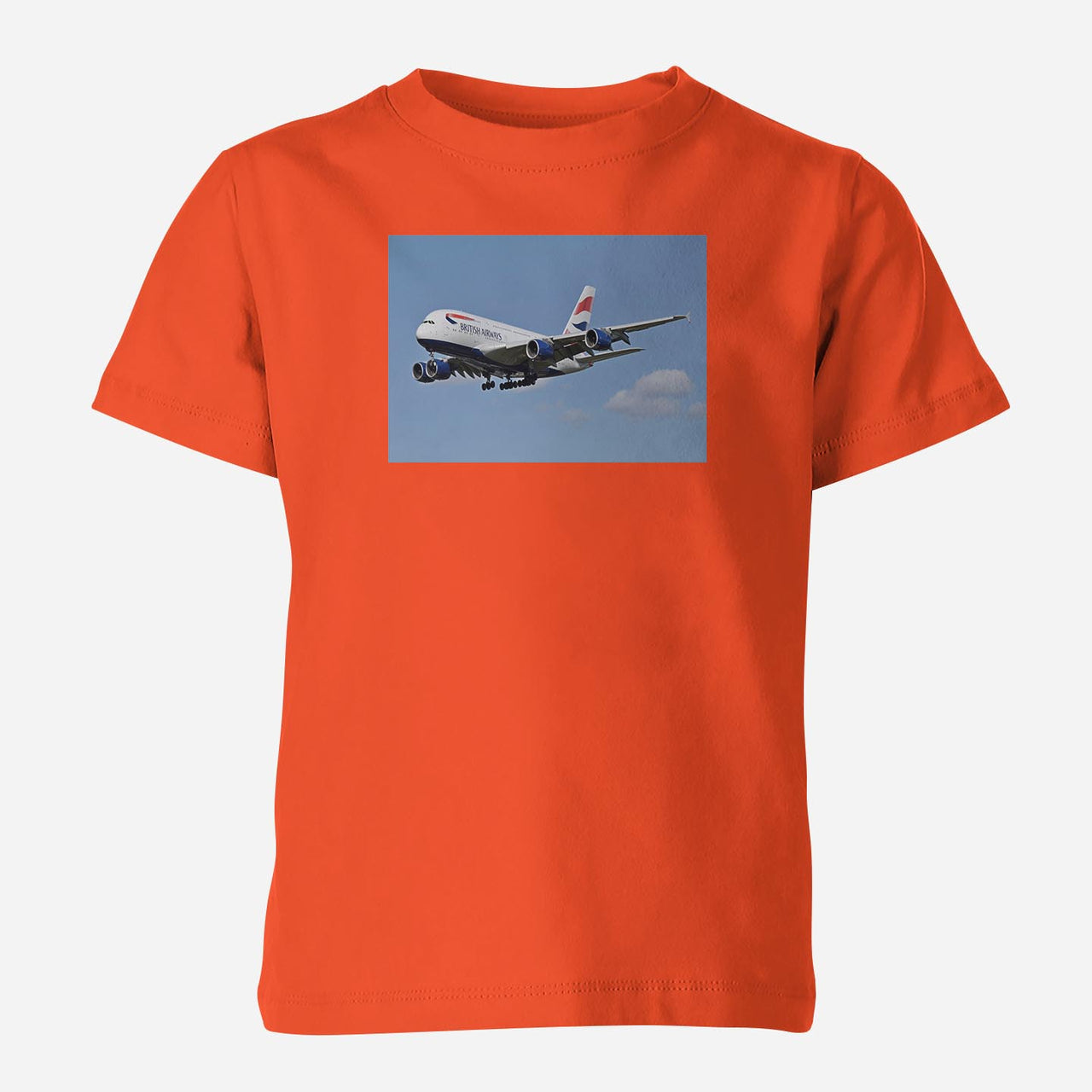 Landing British Airways A380 Designed Children T-Shirts