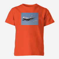 Thumbnail for Landing British Airways A380 Designed Children T-Shirts