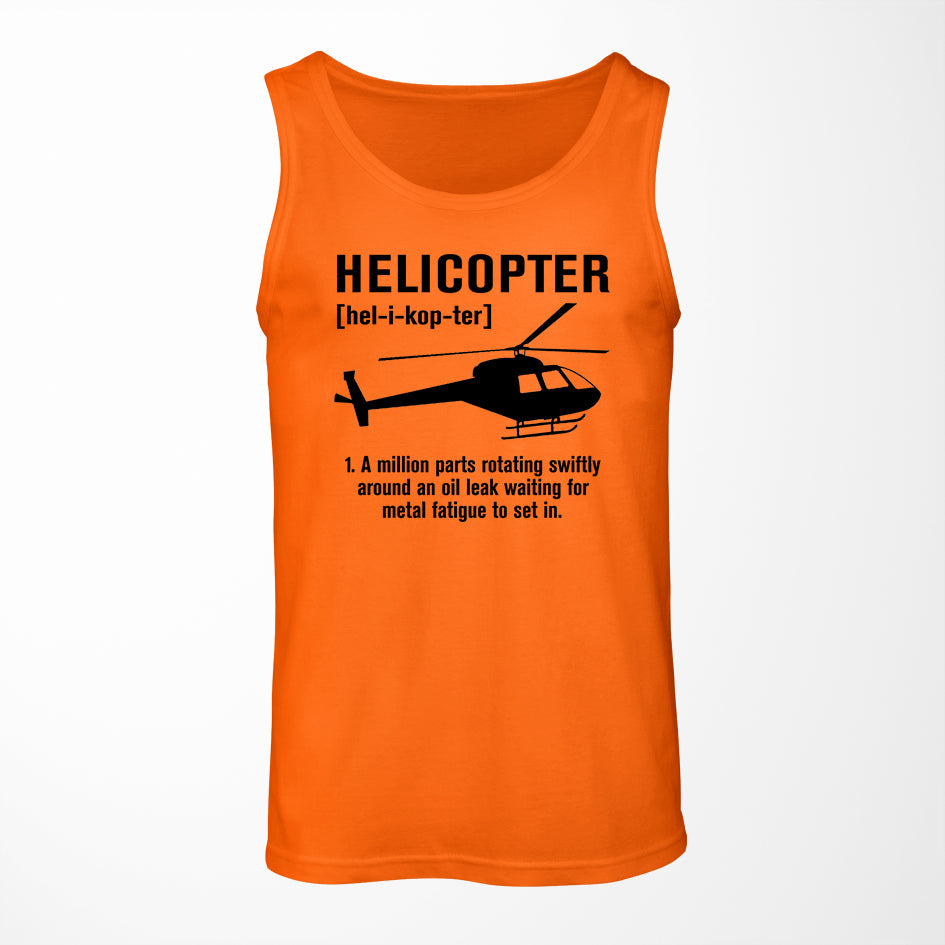Helicopter [Noun] Designed Tank Tops