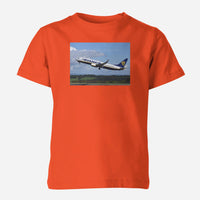 Thumbnail for Departing Ryanair's Boeing 737 Designed Children T-Shirts