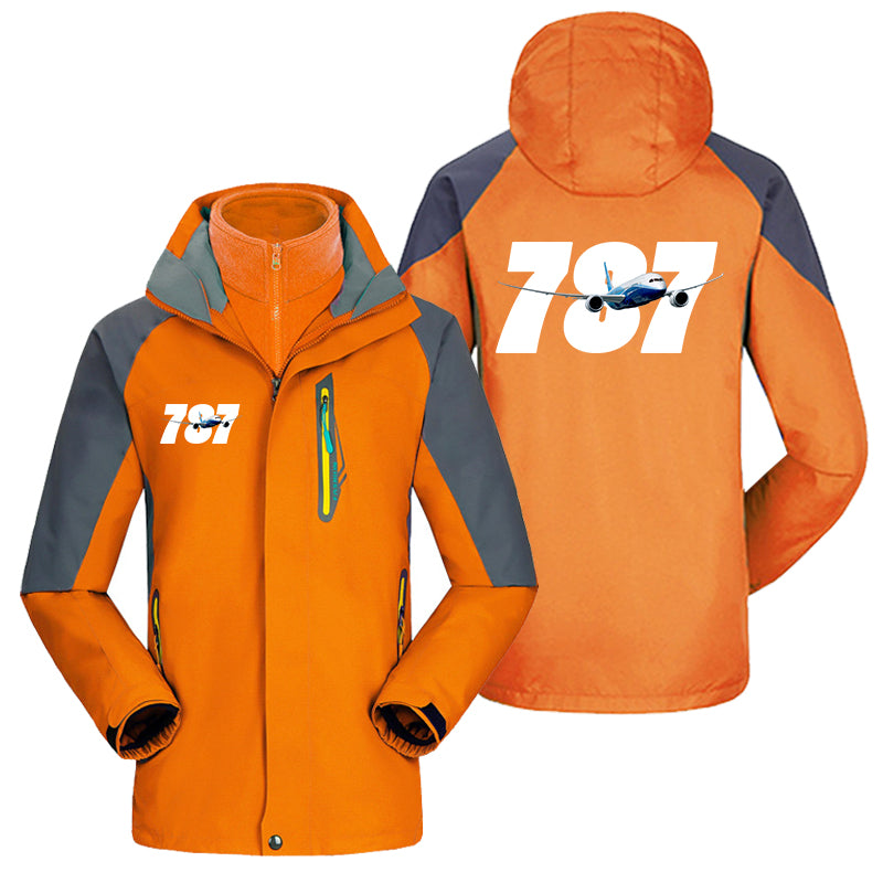 Super Boeing 787 Designed Thick Skiing Jackets