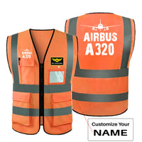 Thumbnail for Airbus A320 & Plane Designed Reflective Vests