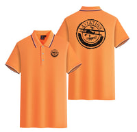 Thumbnail for Aviation Lovers Designed Stylish Polo T-Shirts (Double-Side)
