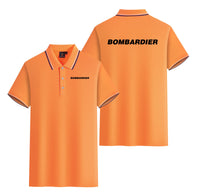 Thumbnail for Bombardier & Text Designed Stylish Polo T-Shirts (Double-Side)