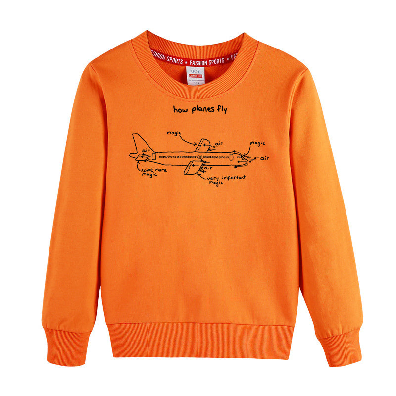 How Planes Fly Designed "CHILDREN" Sweatshirts