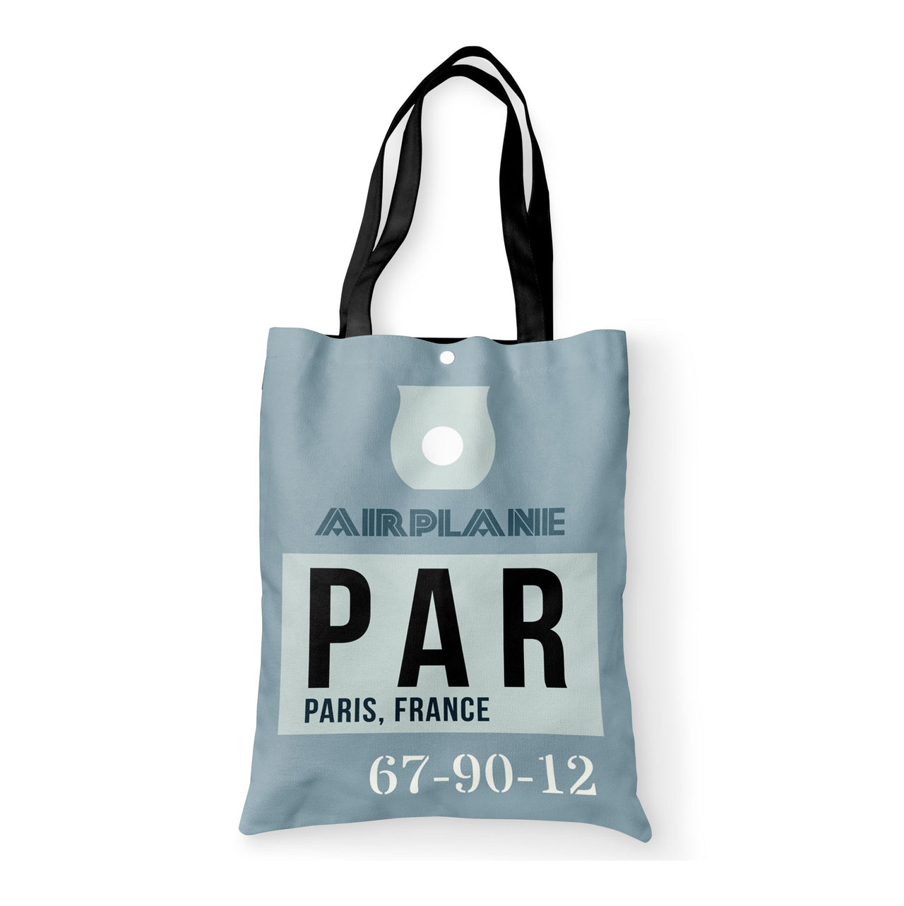 PAR - Paris France Luggage Tag Designed Tote Bags