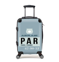 Thumbnail for PAR - Paris France Luggage Tag Designed Cabin Size Luggages