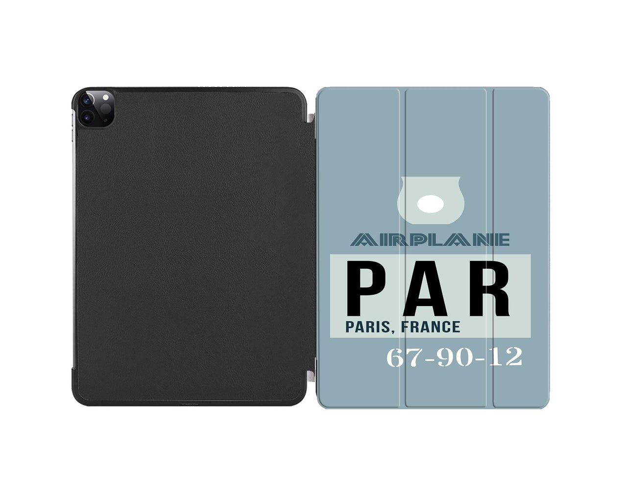 PAR - Paris France Luggage Tag Designed iPad Cases