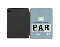 Thumbnail for PAR - Paris France Luggage Tag Designed iPad Cases