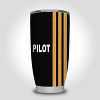 Thumbnail for PILOT & Epaulettes 3 Lines Designed Tumbler Travel Mugs