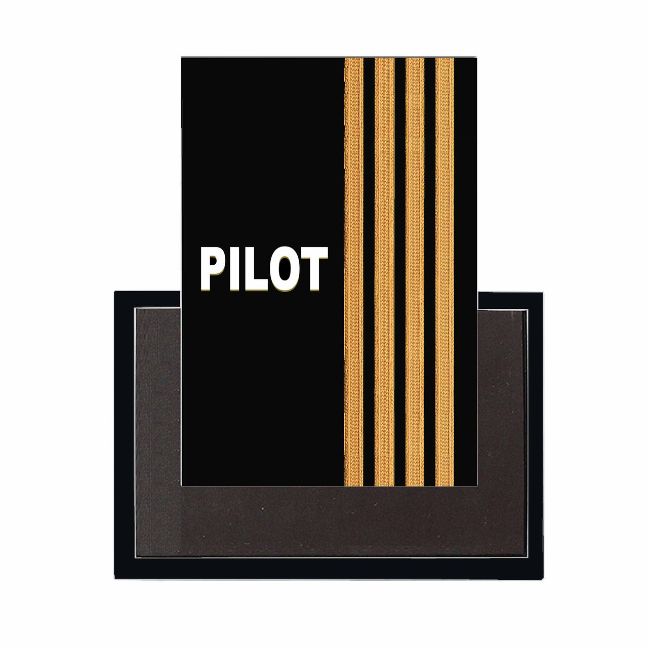 PILOT & Epaulettes 4 Lines Designed Magnets