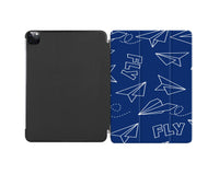 Thumbnail for Paper Airplane & Fly-Blue Designed iPad Cases